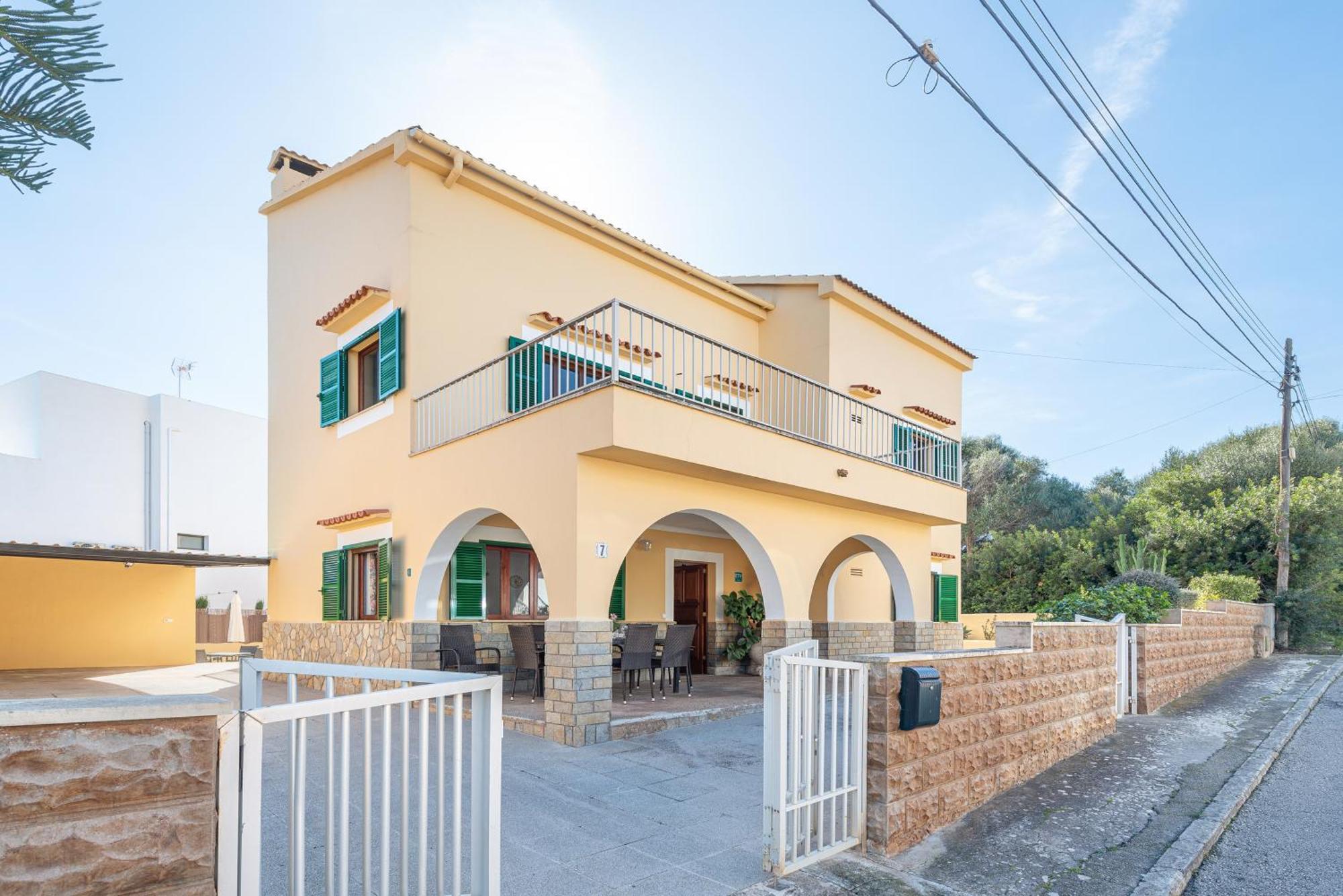 Tradicional Villa Calamar 7 Porto Colom Exterior foto