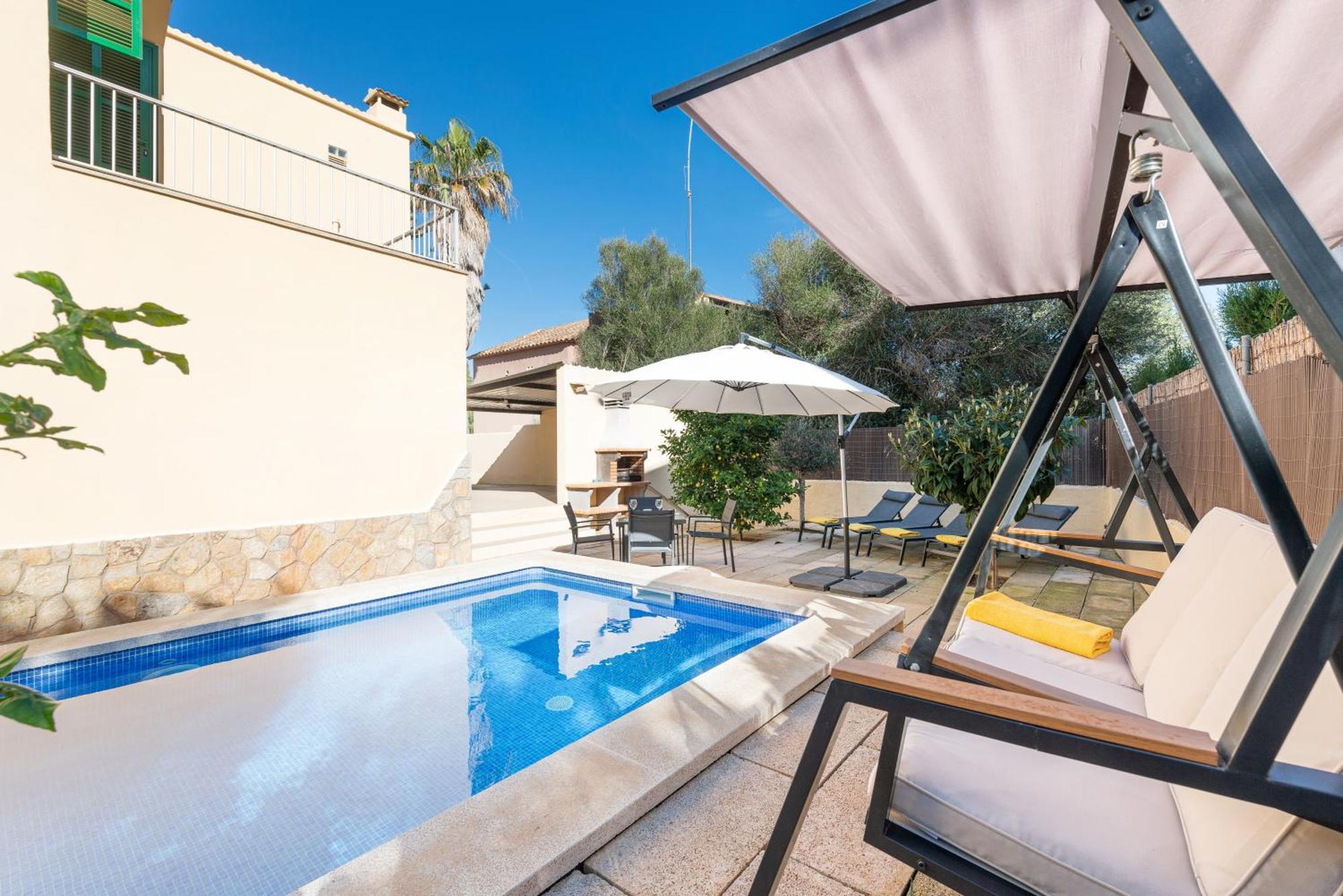 Tradicional Villa Calamar 7 Porto Colom Exterior foto