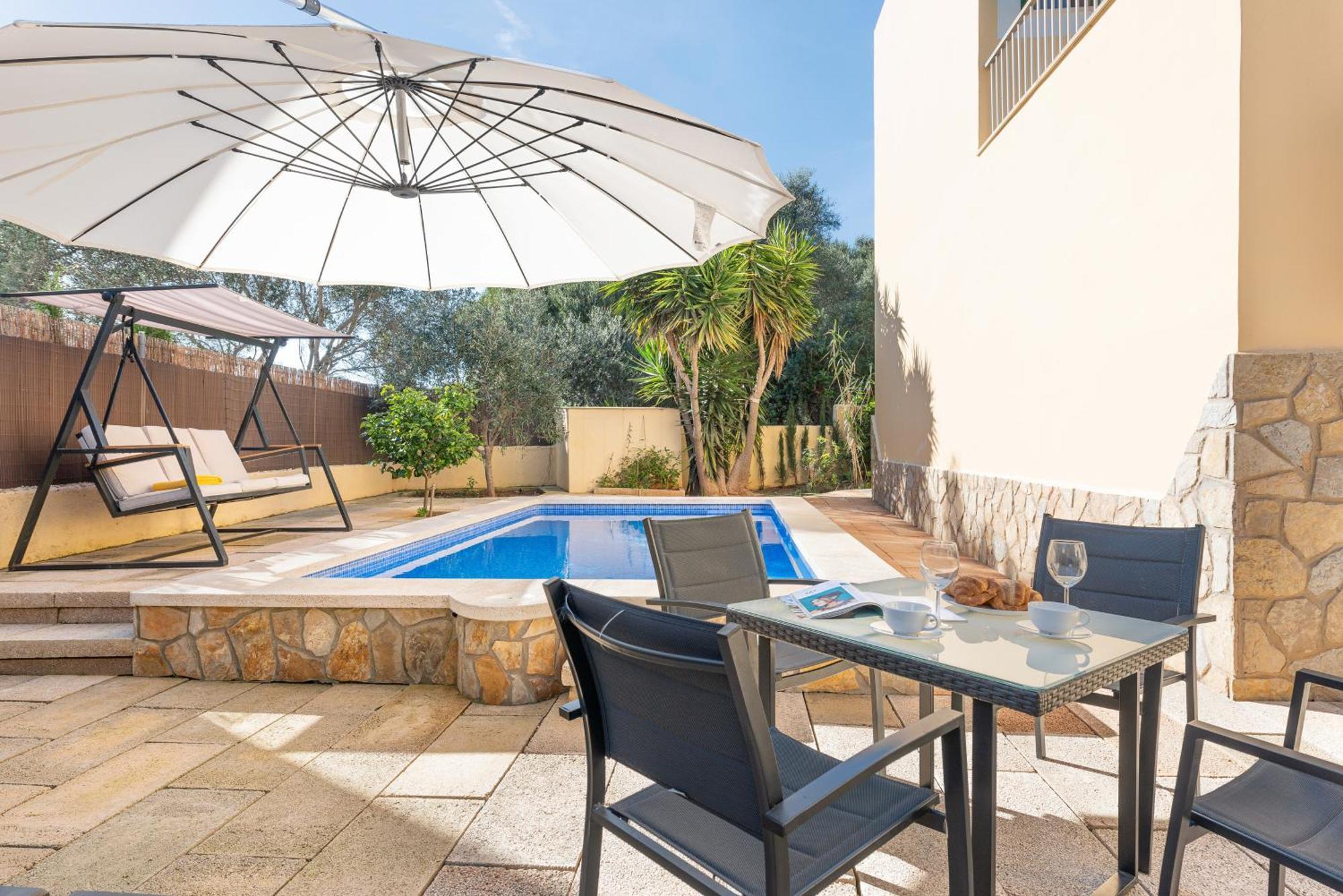 Tradicional Villa Calamar 7 Porto Colom Exterior foto