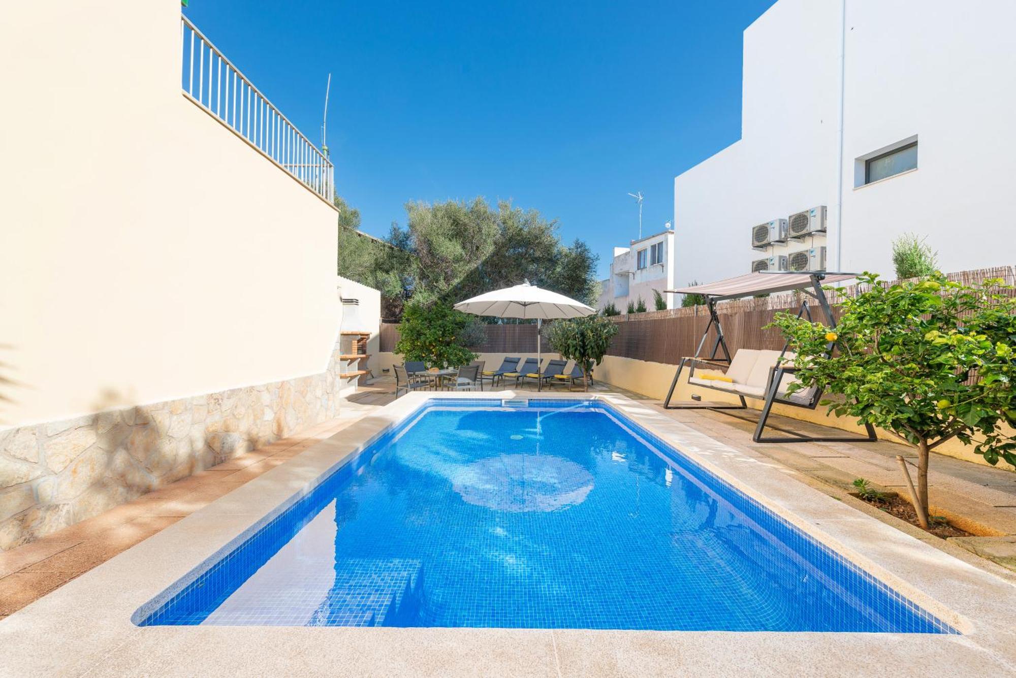 Tradicional Villa Calamar 7 Porto Colom Exterior foto