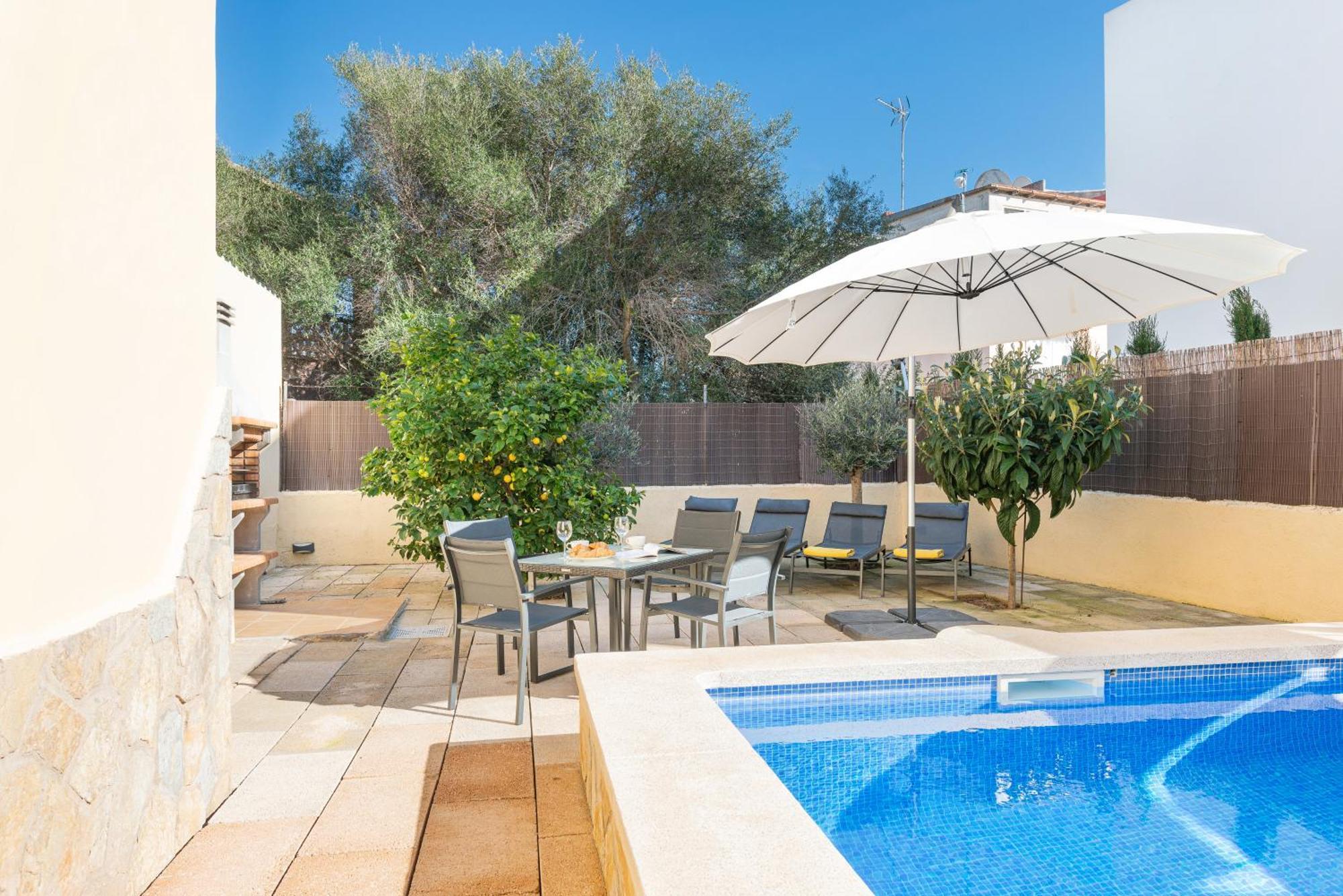 Tradicional Villa Calamar 7 Porto Colom Exterior foto