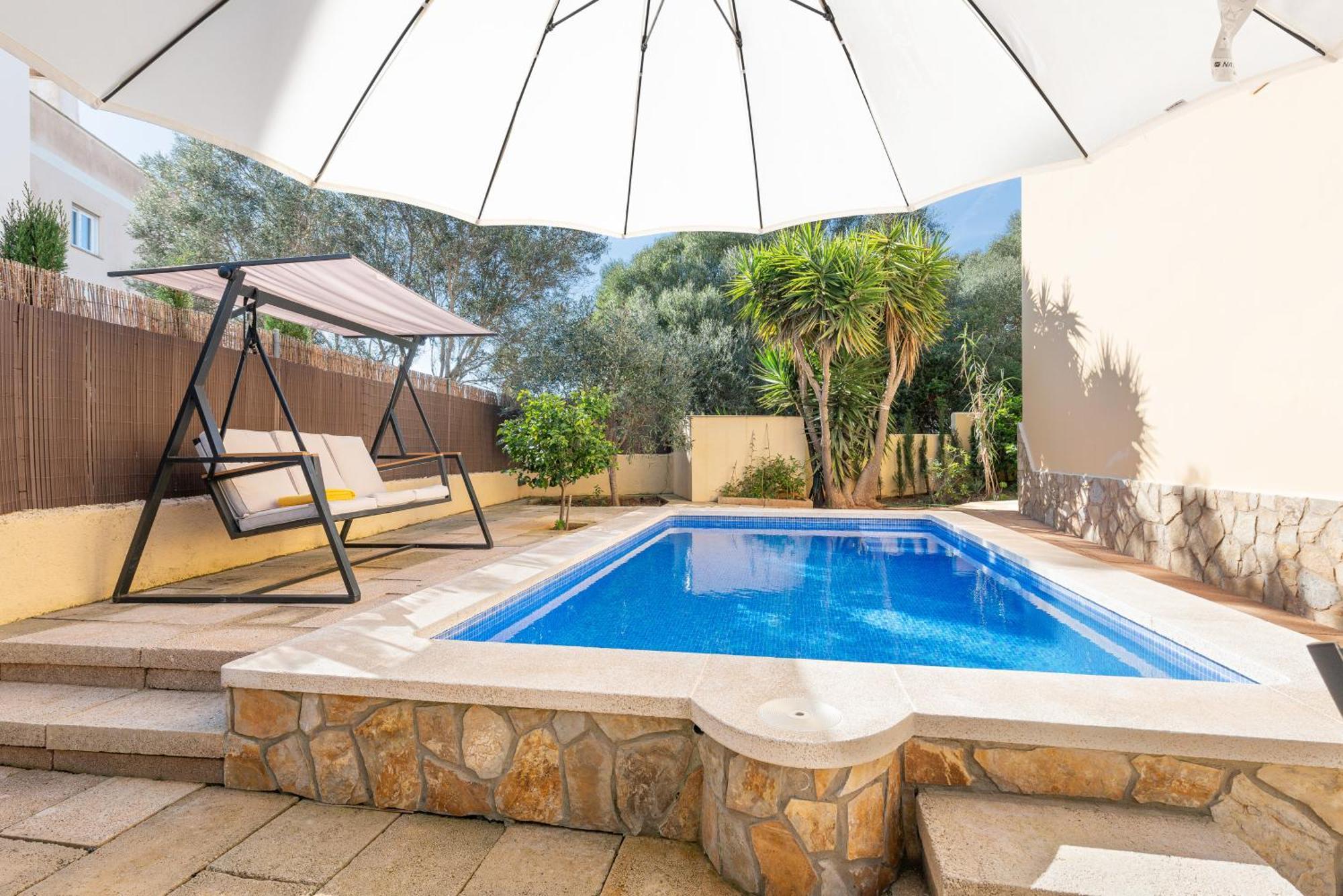 Tradicional Villa Calamar 7 Porto Colom Exterior foto