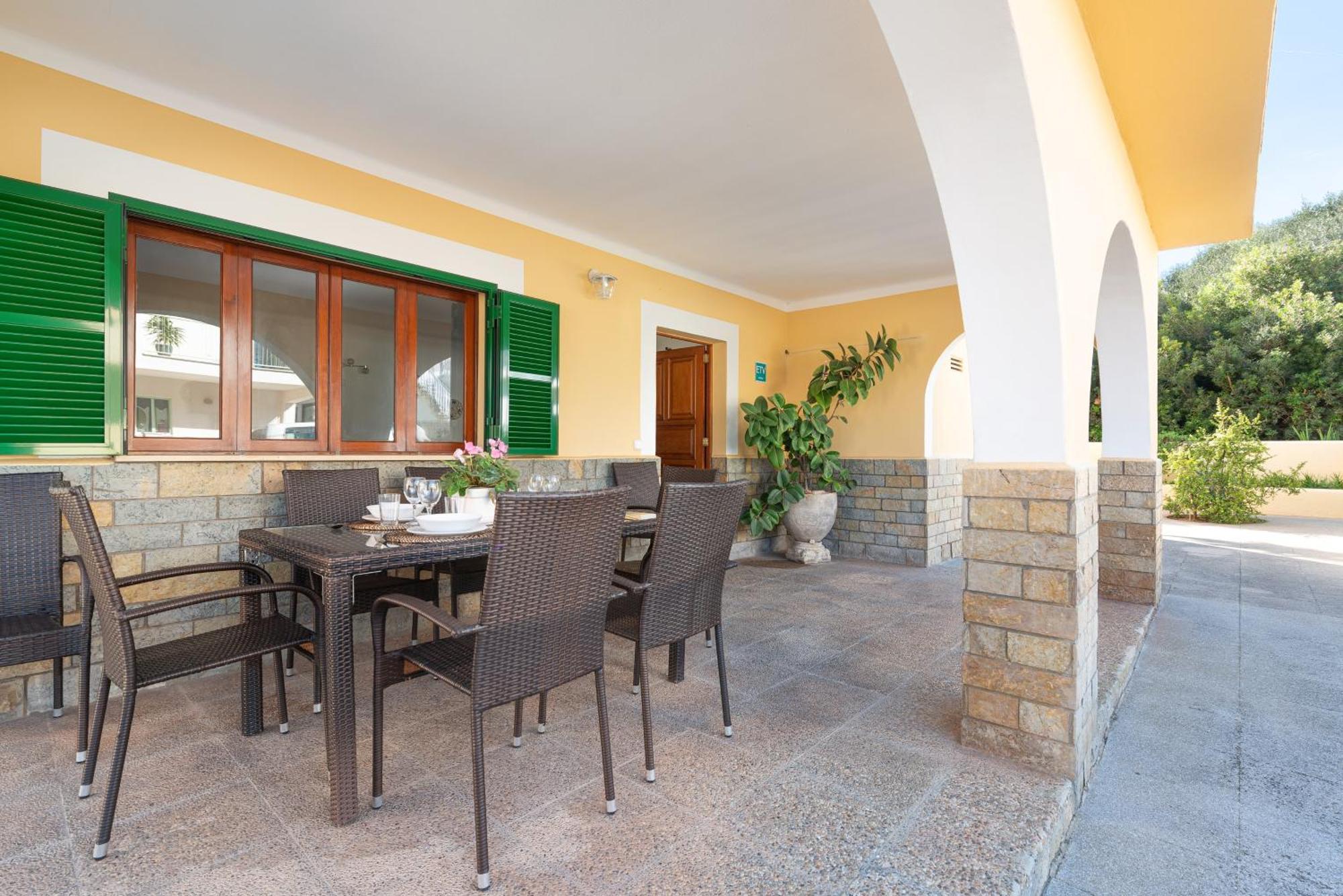 Tradicional Villa Calamar 7 Porto Colom Exterior foto