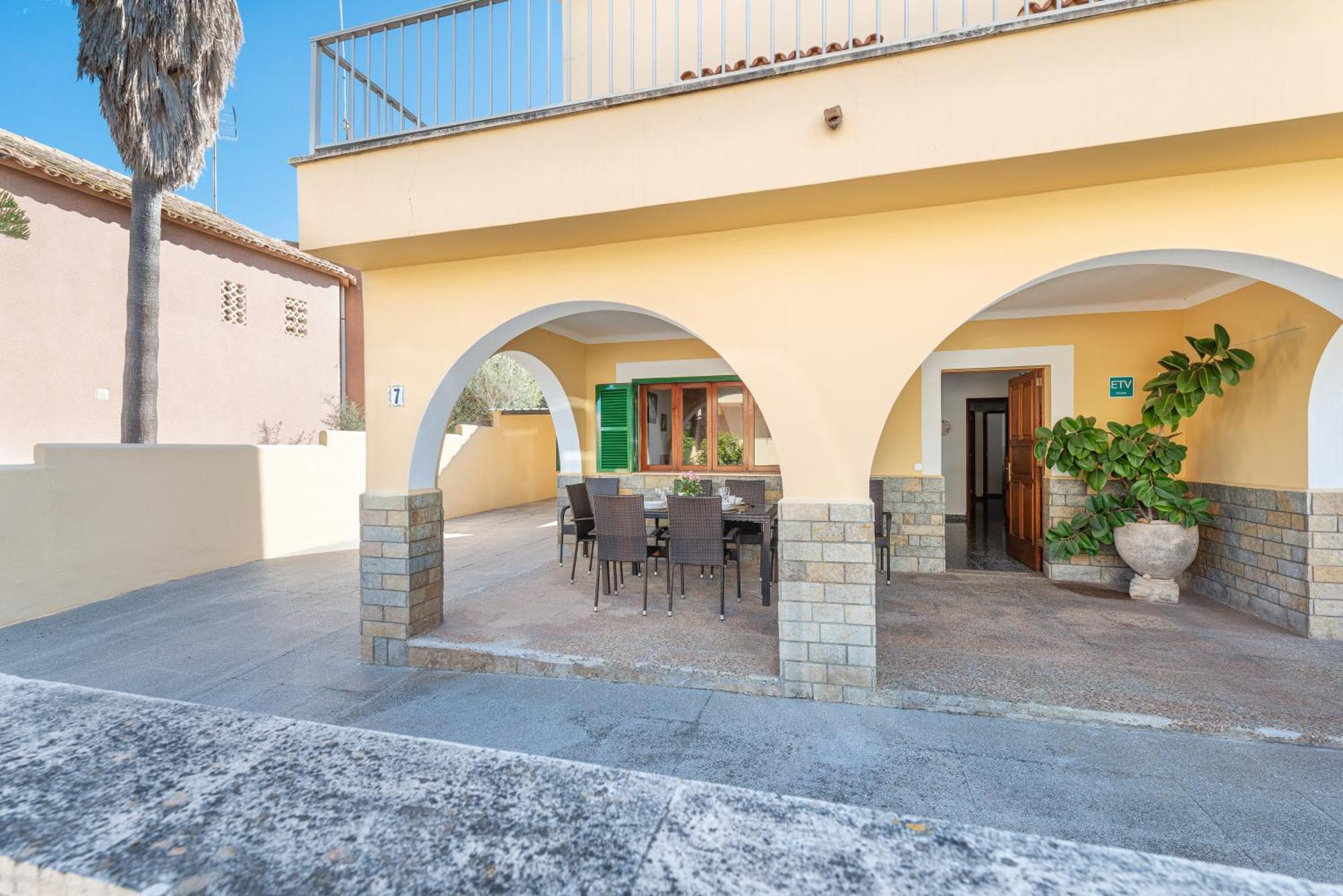 Tradicional Villa Calamar 7 Porto Colom Exterior foto